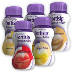 Fortisip Compact Protein Assorted 48x125ml (12x4 Pack)